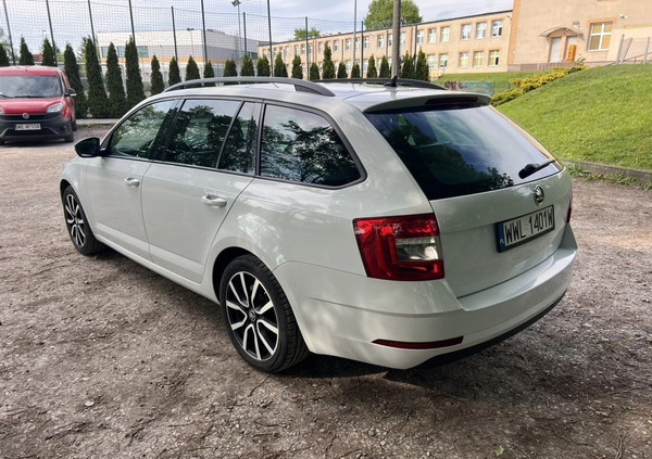 Skoda Octavia cena 54500 przebieg: 169000, rok produkcji 2017 z Ząbki małe 154